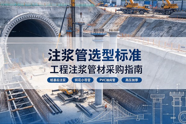 淳安注浆管选型标准