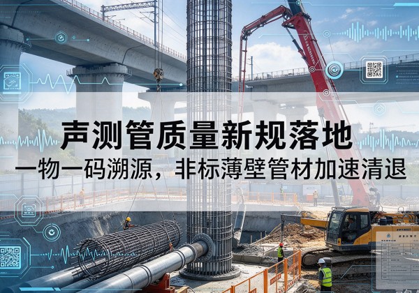 淳安声测管质量新规落地，一物一码溯源，非标薄壁管材加速清退