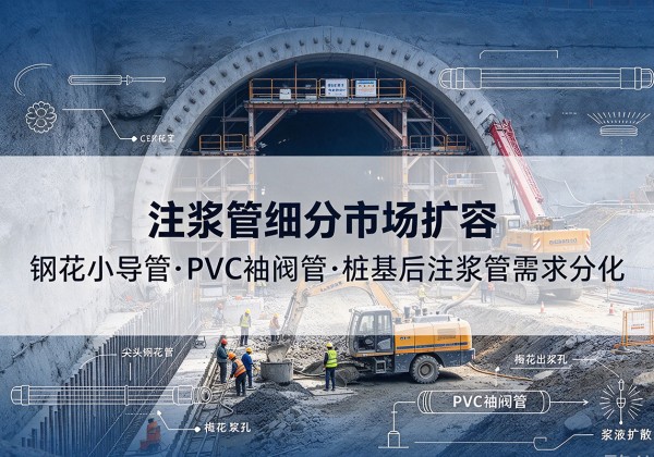 淳安注浆管细分市场扩容，隧道钢花小导管、PVC 袖阀管、桩基后注浆管需求分化