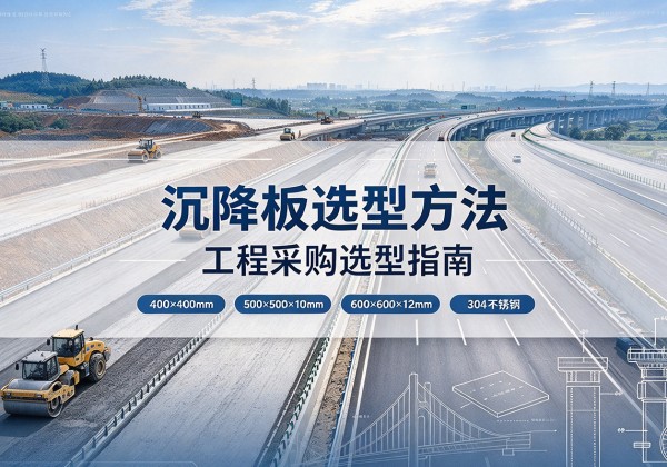 淳安沉降板选择方法